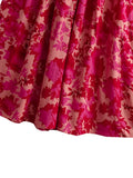 Waist Cut Out Backless Sexy Summer Maxi Dress Elegant Deep V Neck Holiday Long Dress Red Black Boho Floral Dress Women 2025