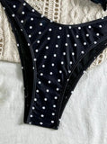 XS - L Polka Dot Bandeau Bikini Women Swimsuit Female Swimwear Two-pieces Bikini Set Brazilian High Cut Bathing Suit Swim Lady