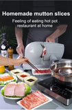 220V Electric Food Slicer Meat Food Household Desktop Meat Slicer Lamb and Beef Slicers 0-22mm Bread Ham Meat Cutting Machine