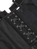 New abdomen corset Europe and the United States wind corset skinny sexy lace steel ring thin breathable.