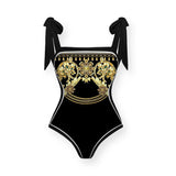 2026 High Quality Double-sided Printed Push Up Women Bikini Set Printed Strappy Bandage Swimwear Brazilian Biquini Bathing Suit