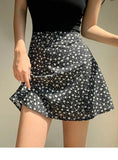 2026 Summer New Retro Vacation Style Small Floral Half Skirt High Waisted Wrap Buttocks Elegant Sweet Slim Short Skirt 06AH