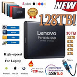 External Hard Drive High Speed Hard Disk 256TB USB3.1 Portable 128TB for Pc/Laptop/Mac/Phone Solid State Disk