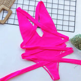 Long Strap Wrap Around Swim Suit For Women Swimwear One Piece Swimsuit Female Bather Snake Print Bathing Suit Beach V852SW