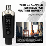 Wireless Microphone System G-MARK GX1.1 UHF XLR Adapter 16 Channels Audio Transmitter And Receiver For 48V Phantom Power Condens