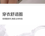 French Anime Style Lingerie Set Ultra Thin White Lace Bra Small Breasts Push Up Traceless Bralette Pure Desire Gathering Sexy BB