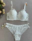 Cute Sweet Pure Desire Bralette Set for Women Wireless Push Up Bra Small Chest Summer Lace Lingerie New Style Free Ship MOYISU