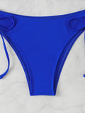 Halter Bandeau Bikinis 2026 Women Sexy Swimsuit Solid Padded High Waist Swimwear Female Bathers Bathing Swimming Swim Suit