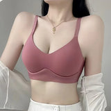 Seamless Bras For Women Non-wire Brassiere Push Up Bra No Steel Ring Tube Bra Top Underwear Female Sexy Lingerie S-3XL