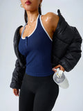 Breathable Women Sport Top Short Sleeve crewneck T-shirt Sportswear Woman Gym Tank Top Body Positive Activewear Yoga Clothes New