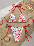 Sexy Micro Bikini Women Swimsuit Trend Two-piece Thong Bikini Set Lace Up Beach Wear Female Swimwear for Woman Bathing Suit