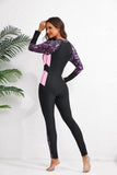 Woman Swimsuit One Piece Surfing Clothes Sport Style Long Sleeve Jumpsuit Diving Suit Women's Swimwear Female Swimming Bodysuit