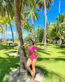 Printed Long Sleeves Women Swimsuits With Beach Cover Ups 2025 Swimwear Lady Bodysuit Holiday Outfits Cheap Clearance