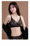 Japanese Sexy Spitze Büstenhalter ohne Bügel, Push Up für kleine Brust, Seitlich glättend, Anti-Sagging, Neu Bestseller MOYISU B