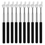 10Pcs Telescopic Teachers Pointer Stainless Steel Finger Pointer Stick Cute Retractable Classroom Pointers for Elementary School