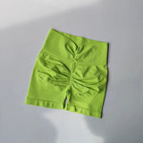 Women's High Waist Sports Shorts Slimming Peach Hip Lifting Running Cycling Gym Tight Three Point Speed Drying Short Pants