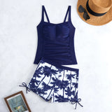 2026 Strappy Tankini Set Two Pieces Swimwear Female Beach Wear Swimsuit Women Bathers Bathing Swimming Swim Suit Beachwear