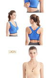 Sports Bra Women Front Zipper More Size Crop Tops Female Gym Jogging Yoga Fitness Shockproof Vest Bralette Sport Bras for Women