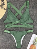 Sexy Brazilian Velvet Bikini 2025 Women Swimsuit Female Swimwear Two Pieces Bikini set Adjust Bandage Bather Bathing Suit Swim