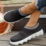 Spring Women Knitting Sock Sneakers Summer New Fashion Casual Breathable Mesh Outdoor Flats Walking Shoes for Women