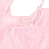 Toucheart Lace Fancy Patchwork Garters Sexy Lingerie Girly Pink Corset Dress Stocking Matching Cute Sexy Uniform Lingerie New