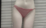 French Style Pure Desire Lingerie Set 3cm Thick Padded Cup Pink Diagonal Strap Nightclub Wear Sexy Bra Panty Set 32-38AB Canada