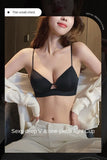 MOYISU Desire Triangle Cup Women Summer Thin Small Chest Gathered To Show A Large Pair of Breast Anti-sag No Underwire Bra Women