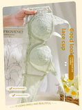 MOYISU Summer Day Lingerie Women's Big Chest Small Traceless Top Lift Breast Anti-sag Ultra Thin Breathable Lace Bra Cover