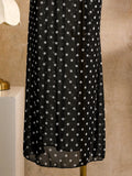 Polka Dots with Mesh Skirt Halter Shell Bikini Women Swimwear Female Swimsuit Three-pieces Bikini Set Bather Bathing Suit Swim