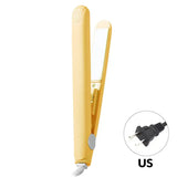 Cute Mini Travel Hair Straightener EU/US Portable Hair Styling Iron Bangs Styling Hair Iron Set Curl Ends Hair Clip Hair Beauty