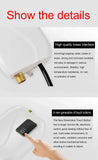 Instant Electric Water Heater 3500W Household Mini Tankless Water Heater with LCD Display for Shower Bathroom Kitchen Use