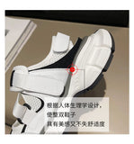 Spring New Round Head Small White Shoes Female Hundred Casual Womens Board Shoes Thick Bottom Women Sneakers