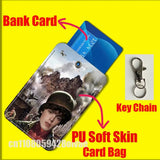 J-Jack Champion American Actor For ID Clips Credit Bank Bag Bus Meal Card Holder Cover Pocket Decoration Keychain