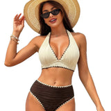 Sexy High Waist Bikinis Women's Swimwear Female Swimsuit for Swim Wear Bathing Suits Brazilian Bikini Set Beachwear Pool Bather