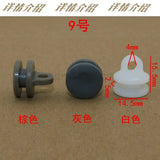 10PCs Car Curtain Track Pulley Curtain Nano Wheel Bus Curtain Clip Shower Curtain Hooks Curtain Track Accessories Maison