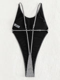 Sexy Extreme G String Mini Micro Thong Women Swimwear One Piece Swimsuit Female Backless Monokini Bather Bathing Suit Swim Lady