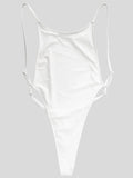 Extreme Mini Micro String Backless Women Swimwear One Piece Swimsuit Female High Cut Monokini Thong Bathing Suit Swim Beachwear
