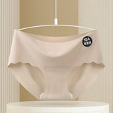10A Grade Ice Silk Seamless Panties Solid Color Panties Underwear Women Comfort Wear Naked Feeling