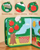 Farm Busy Book Montessori Animal Activity Board for Toddlers