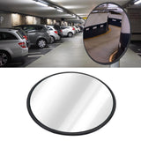 Curved Security Mirror Sturdy Backing Indoor Round Convex Mirror with Wall Mount Bracket for Garage Store Warehouse Parking Lot