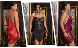 Sexy Tassel Nightgown Hollow Out See Through Straps Nightie Babydoll Lingerie Curve Pajama Outfits Hot Plus Size Mini Nightdress