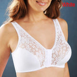 Women Lace Bra Plus Size Push Up Underwear Crop Top S-6XL Seamless Brassiere Female Lingerie Sexy Front Closure Bralette