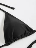 4PCS with Mesh Skirt Long Sleeve Micro Bikini Female Swimsuit Women Swimwear Four-pieces Bikini Set Bathing Suit Swim Beachwear
