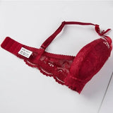 MOYISU French Victoria's Thin Cup Bralette Small Bust Adjustable Push Up | Breathable Tushy Bra | Summer Sexy & Girlish Lingerie