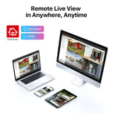 ZOSI 8-Channel AI Security Camera System With Human Vehicle Detection