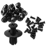 Car Bumper Fender 8mm Hole 1000/500/50Pcs Plastic Rivets Fastener Screw Door Trim Panel Retainer Fastener Clips Car Accessories