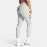 Leopard Print Color Block Yoga Pants, High Waist Stretch Workout Leggings for Women, Casual Sports Activewear