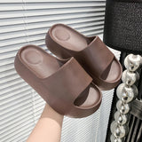 Summer Eva Chunky Platform Slippers Women Comfortable Soft Thick Bottom Sandals Woman 2025 Non Slip Beach Flip Flops Female