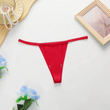 Women's New Multi-Color Invisible Casual Sexy Simple And Comfortable Solid Color Thong Underwear C359