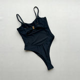 Sexy Cut Out Underwired Women Swimwear One Piece Swimsuit Female Extreme String Mini Micro Thong Bather Bathing Suit Swim V7744